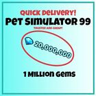 20.000.000 Gems 20 Million --- Pet Simulator 99 --- Fast Delivery