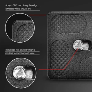 Quick Release Plate With 1/4in Screw For CAMBOFOTO Fotopro Etc SLR Camera Bl ZZ1 - Picture 1 of 12