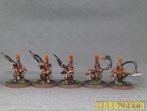 Warhammer AOS WDS painted Fyreslayers HEARTHGUARD BERZERKERS y28 - Picture 1 of 4