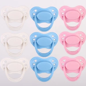 3PCS Magnetic Pacifier Soother Nipple Dummy for Reborn Baby Dolls Accessory Gift - Picture 1 of 14