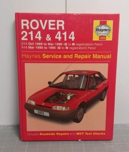 Rover 214 e 414 (89-96) Haynes Manuale Assistenza e Riparazione Garage Officina Auto - Foto 1 di 4
