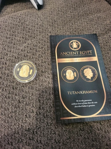 Ancient  Egyptian Coin Series Tutankhamun Solomon Islands 2022 Cover