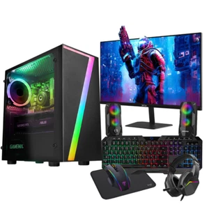 Paquete de PC para juegos Intel i7 RX 580 8 GB 16 GB RAM 512 GB SSD + 1 TB HDD M Windows 11 - Imagen 1 de 14