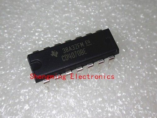 Lot De 10 Circuits Intégrés CD4070BE DIP-14 – Portes Logiques XOR Originales Pour Projets électroniques