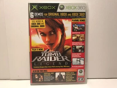 Tomb Raider Legend Game Demo Disc #59 Microsoft Xbox/360 - Image 1 of 4