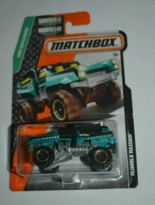 MATCHBOX 2016 MBX EXPLORERS - RUMBLE RAIDE TEAL AND BLACK - Picture 1 of 3