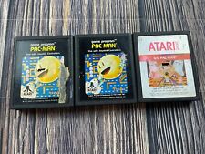 Pac-Man Ms Pac-Man Atari Video Game Lot Of 3