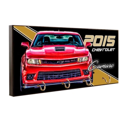 Colgador de llaves de diseño de auto deportivo Camaro rojo 2015/colgador de correa para mascotas Foto 1 de 4