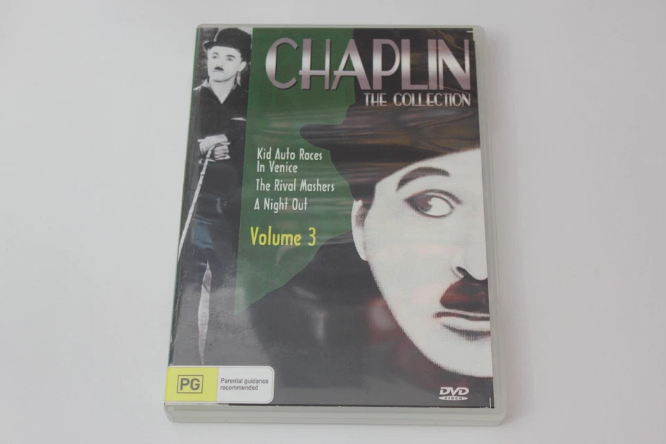 Colección Chaplin: Vol 3 (DVD) Kid Auto Races The Rival Mashers The Night Out Foto 1 de 2