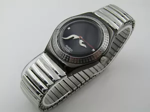 SWATCH IRONY MEDIUM FLEX MIDNIGHT BITE - NEUWARE - - Picture 1 of 7