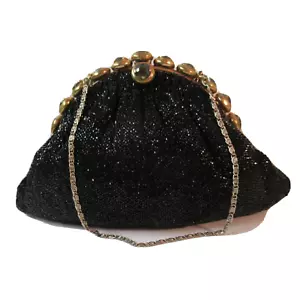 👛 Vintage Beaded Purse with Lovely Frame by Josef / Saks Fifth Avenue 👛 - Picture 1 of 13