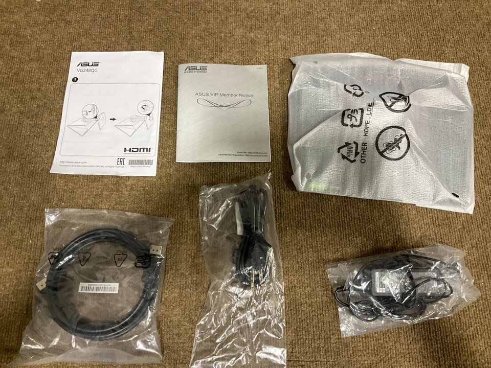 Accessories for Asus 24" LCD Display 1080p VG248QG ✅❤️️✅❤️️  Accessories ONLY - Image 1 of 1