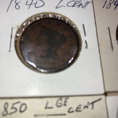 4 large cents 1840 1848 1850 1853 - Image 1 of 4