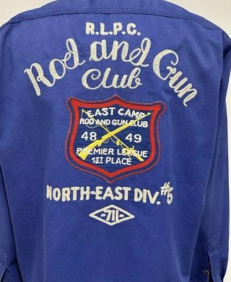 Ralph Lauren Polo Rod and Gun Club Patchwork Aztec Sportsman Western Shirt sz L - Image 1 of 4