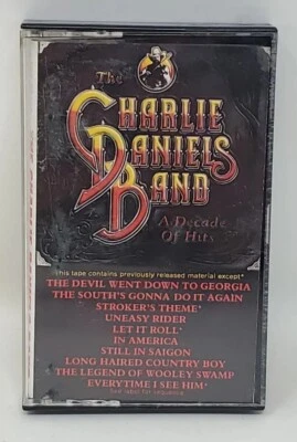 The Charlie Daniels Band - A Decade Of Hits 1983 (Audio Cassette) Epic FET-38795 - Image 1 of 3