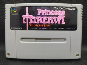 Princess Minerva - NEW SAVE BATTERY - Super Famicom Nintendo JP - SHVC-AVAJ-JPN - Picture 1 of 10