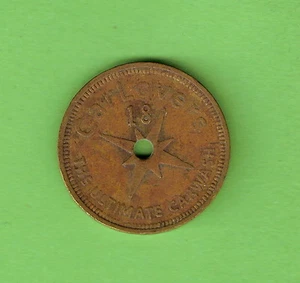 #D250.  CARLOVERS CAR WASH TOKEN  WITH NUMBER 18 - Bild 1 von 2