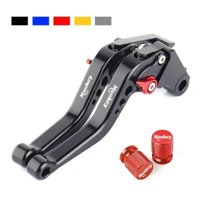 For Honda Monkey 125 Monkey125 Z125 CNC Short Adjustable Brakes Clutch Levers - Image 1 of 4