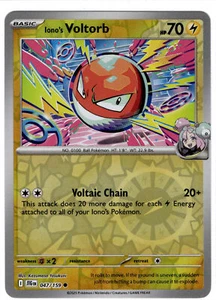 Iono's Voltorb - 047/159 - Reverse Holo - Journey Together - Picture 1 of 1
