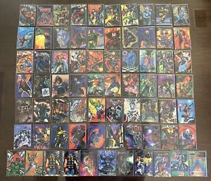 1994 Marvel Universe Flair 71 Card Lot - Iron Man Hulk Spider-Man Thor Deadpool