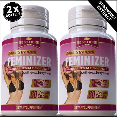120 X PILLS STRONGEST FEMINIZE MALE BIG BREAST GROW FIRMER BUTT GROWTH FEMININE - Image 1 of 4