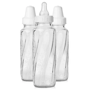 Evenflo Classic Glass + Vented Baby Bottles Set 8 oz 1028311 - Picture 1 of 2