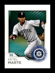 2017 Topps Stickers #50 Ketel Marte Seattle Mariners Baseball 
