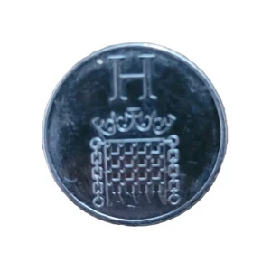 2018 Buchstabe A-Z 10p H-PARLAMENT Münze Zehn-Pence-Alphabet im Umlauf königlich neuwertig - Bild 1 von 2