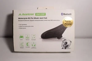 New Avantree Hm100p Bluetooth Motorcycle Headset Kit For Music And Call - Picture 1 of 10
