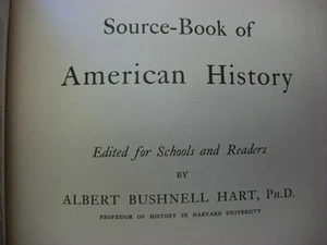 Source-Book of American History (Edited by Albert Bushnell Hart, 1906 Hardcover) - Bild 1 von 10
