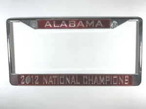 Alabama 2012 National Champions Football SEC Nummernschild Rahmen Intarsien - Bild 1 von 3