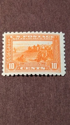 EE. UU. Sello #404 muy fino como nuevo ligeramente articulado, gran color Foto 1 de 2