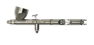 Badger Air-Brush Co. Model 105 Patriot Fine Gravity Airbrush, Stainless Steel - Picture 1 of 3