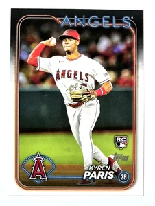 Topps Kyren Paris Rookie Los Angeles Angels RC #549 2024 - Imagen 1 de 2