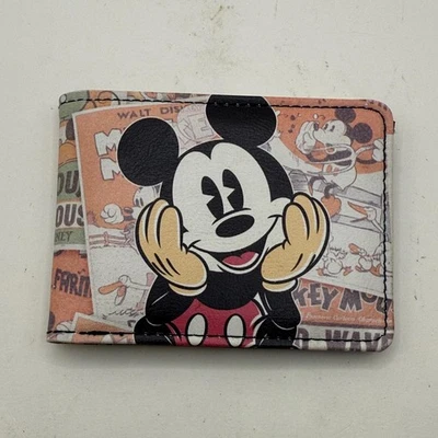 Disney Buckle Down Mickey Mouse Cartoon Wallet ID Card Holder - Image 1 of 4