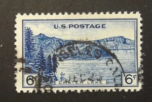 U.S. #745 6¢Crater Lake, usato - 1934 (722) - Foto 1 di 2