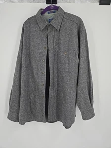 Vintage Pendleton Wollhemd, Langarm Button Down, grau, Herren Large - Bild 1 von 16