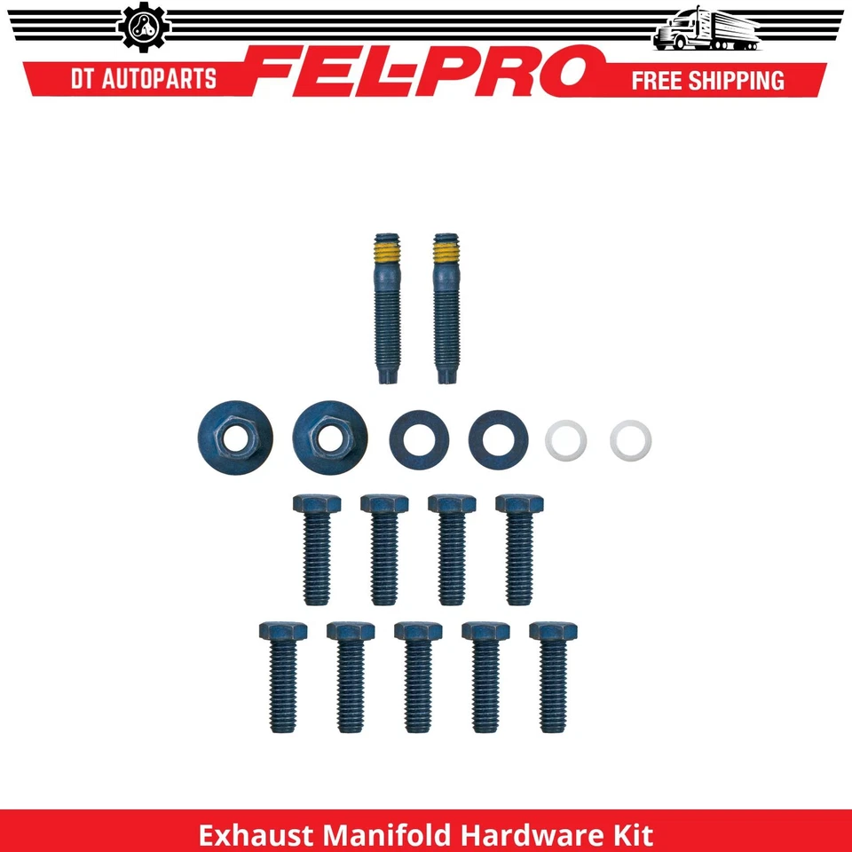 For 1991-2001 Jeep Cherokee 4.0L L6 Exhaust Manifold Hardware Kit Fel-Pro 1992 - Image 1 of 1