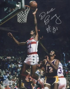 FOTO 8X10 FIRMADA AUTOGRAFIADA POR DAVE BING BALAS BECKETT BF72215 - Imagen 1 de 1