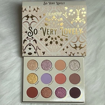 COLOURPOP  ~ SO VERY LOVELY EYESHADOW PALETTE ~ 12 Shades ~ BNIB - Image 1 of 4
