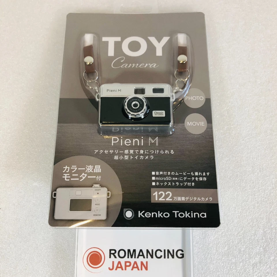 KENKO Digital Toy Camera Pieni DSC-PIENI M Black w/ SD card Tested Japan