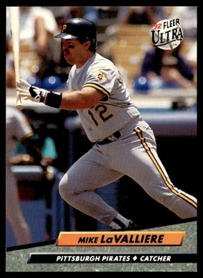 1992 Ultra Mike LaValliere Pittsburgh Pirates #254 - Image 1 of 2