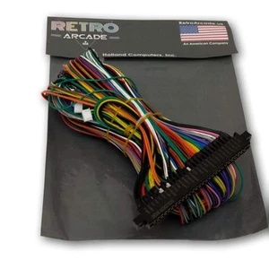 Arnés de cableado de gabinete completo Jamma Plus para cóctel de tres lados con 4 controladores - Imagen 1 de 3