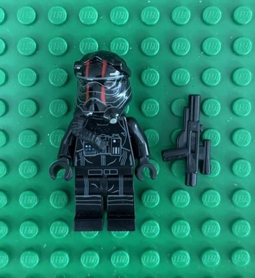Lego Star Wars First Order Tie Pilot Minifigure Red Stripes 75179 sw0860 Lot CMF - Image 1 of 2