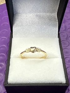 ❤️ James Avery Ring 14 Karat Gold Herz und Blumen Größe 8 - Bild 1 von 7