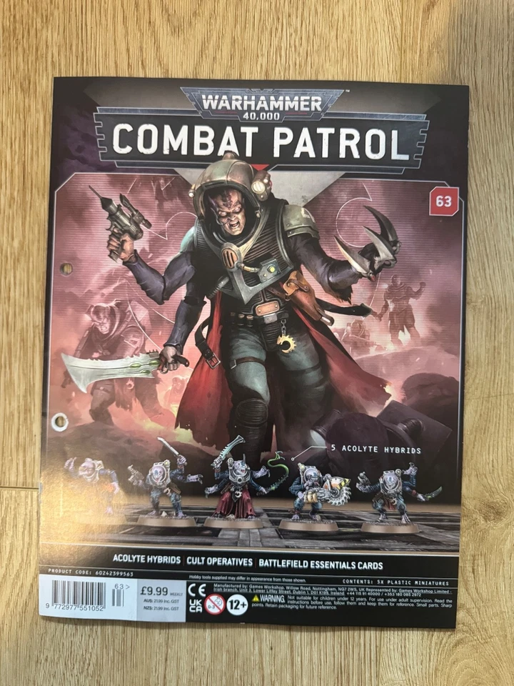 Hachette Games Workshop Combat Patrol Magazine - Inserzione multipla - solo riviste - Immagine 1 di 1
