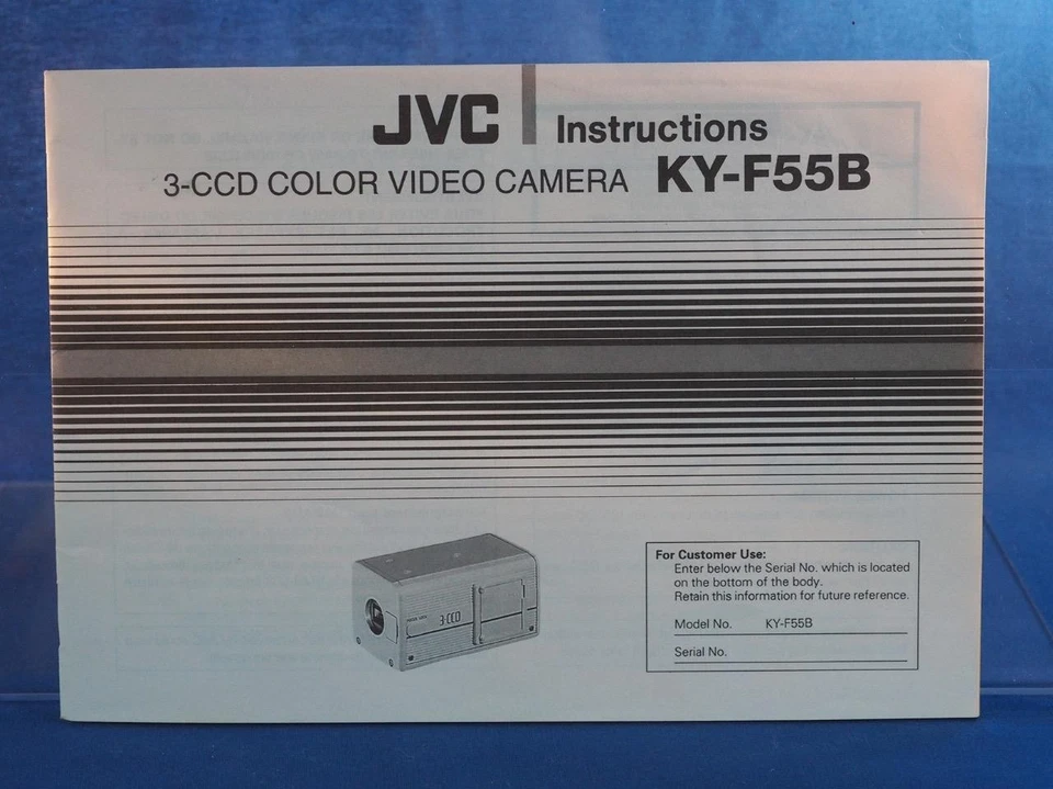 JVC 2 CCD Farbvideo Kamera KY F55B Bedienungsanleitung - Bild 1 von 1