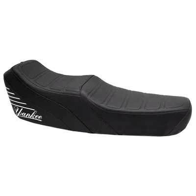 SELLA LUNGA NISA YANKEE PER PIAGGIO VESPA PK 50-125 XL HP BIPOSTO NERA - Imagen 1 de 3