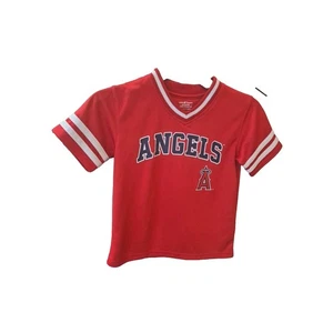 Los Angeles Angels Shohei Ohtani Red V Neck Shirt Jersey Kids Children XS 4/5 - Picture 1 of 4