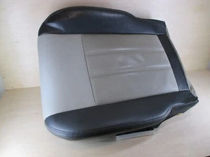 ✅ OEM 08-16 Town Country Driver Pass Bottom Leather Seat Cushion Cover Black Tan - Picture 1 of 10